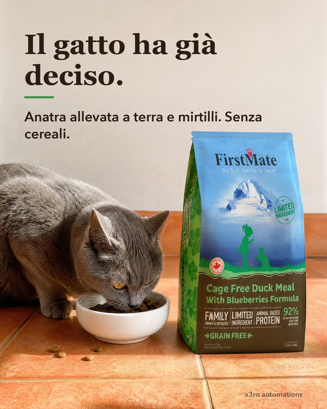 Foto ad 4:5: crocchette per gatti